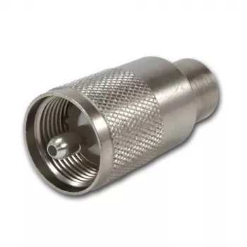 Telegärtner UHF vtič PL259/6 za RG-58 C/U & RG-59 B/U, PTFE izolacija, poniklano ohišje, posrebrn kontakt, 5 kosov (J01040B0604)