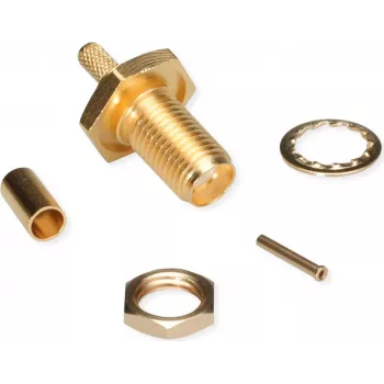 Telegärtner SMA vtičnica crimp konektor za RG-316/U, zlata, 5 kosov (J01151A0001)