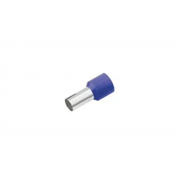Cimco 187109 končna tulka 0,75 mm² delno izolirana modra 100 kosov