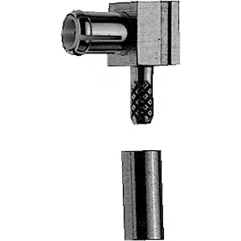 Telegärtner MCX kotni crimp vtič za RG-178 B/U, pozlačen, paket 5 kosov (J01270A0201)