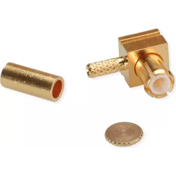Telegärtner MCX kotni crimp vtič za RG-178 B/U, pozlačen, paket 5 kosov (J01270A0201)