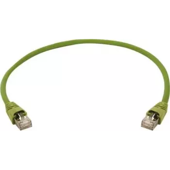 Telegärtner L00000A0138 Cat5e S/FTP patch kabel, 1m, zelen
