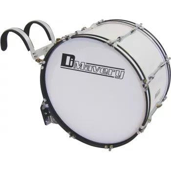 DIMAVERY MB-428 pohodni bas boben 28x12, bel 26010362