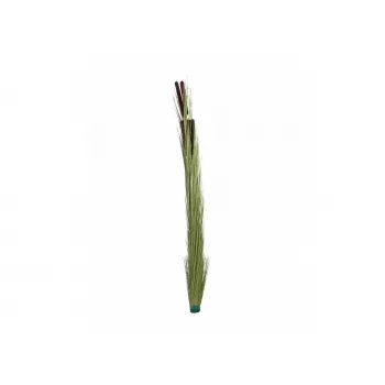 EUROPALMS umetno trstje s storži, svetlo zeleno, 152cm 82505855