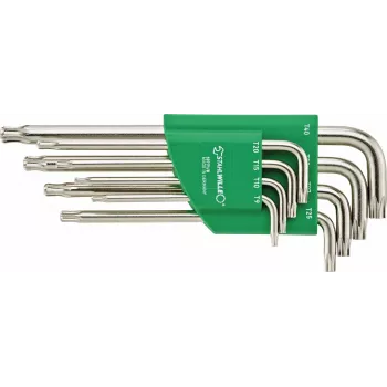 Stahlwille 10771/8 set kotnih ključev Torx s kroglično glavo, 8-delni (T9-T40) 96432700