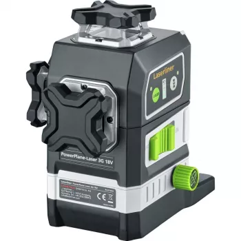 Laserliner PowerPlane-Laser 3G Multi-18V Green 3 x 360° laserski nivelir (osnovna enota) 036.380L