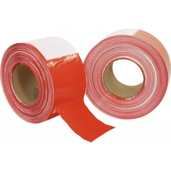ACCESSORY opozorilni trak rdeče-bel 500m x 75mm (3000596K)