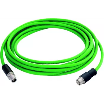 TELEGÄRTNER L82005A0000 10 m LC-duplex na LC-duplex OM3 multimode optični patch kabel, aqua, LSZH 100017385