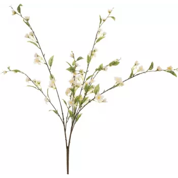 EUROPALMS umetna veja češnjevega cveta, bela, 60cm 82530565