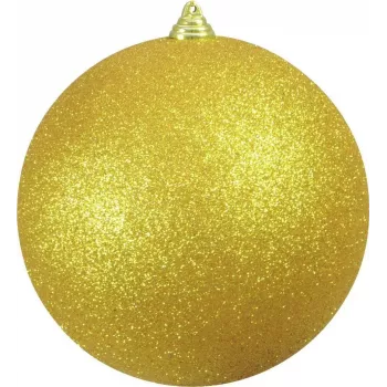 EUROPALMS okrasna krogla 20cm zlati glitter 83501279