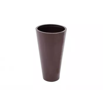 Europalms LEICHTSIN ELEGANCE-69 posoda za rastline, 69 cm, rjava sijoča (83011860)
