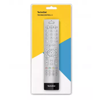 TechniSat TechniControl II ALU srebrn univerzalni daljinski upravljalnik (FB koda TV) 0002/3859