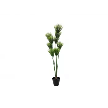 EUROPALMS umetna rastlina papirus, 150cm, zelena, v črnem loncu 82600223