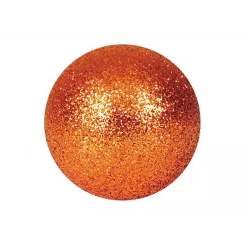 EUROPALMS okrasna krogla 3,5cm, bakrena, glitter, 48 kosov (8350129K)