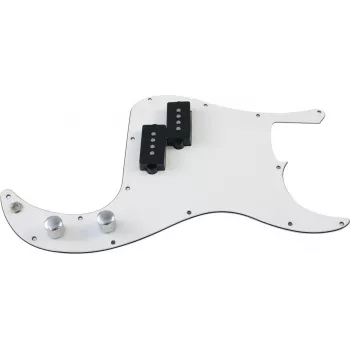DIMAVERY pickguard za modele električnega basa PB, 3-slojni črn 26300210