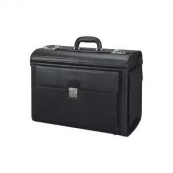 JÜSCHA Alassio Vicenza 45047 torba za prenosnik 15,6 inch črna umetno usnje