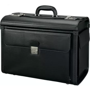 JÜSCHA Alassio Vicenza 45047 torba za prenosnik 15,6 inch črna umetno usnje