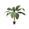 EUROPALMS umetna rastlina bananovec, 100cm, zeleni listi, črn lonec 82509503