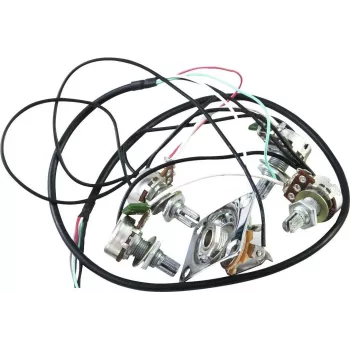 DIMAVERY komplet potenciometrov LP vklj. 4x potenciometer/vtičnica za kabel (26300238)