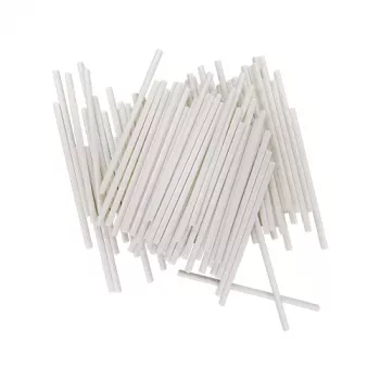 LURCH Flexiform papirnate palčke za cake pop bele 100 kosov (85127)