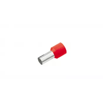 Cimco 187220 delno izolirana končna tulka 1,5 mm² rdeča, 100 kosov