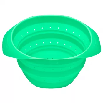 LURCH zložljivo silikonsko cedilo 24 cm zeleno 210285