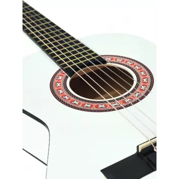 Dimavery AC-303 koncertna kitara 1/2 bela - telo iz lipe, 535 mm menzura