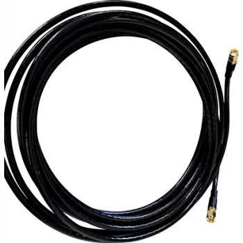 Wittenberg Antennen 10 m antenski kabel SMA vtič na SMA vtič 50 Ohm nizkodušilni koaksialni kabel črn 103484