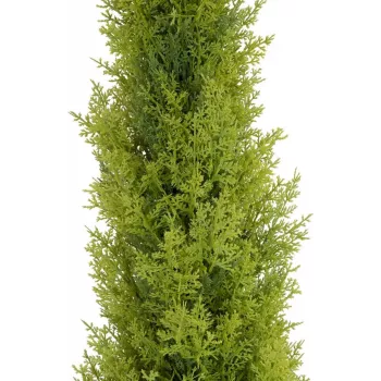 EUROPALMS umetna rastlina cipresa Leyland, 120 cm, zeleno listje, črn lonec 82606964
