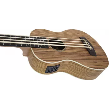 DIMAVERY UK-700 bas ukulele, zebrawood 26255850