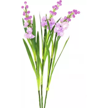 EUROPALMS arum lilija, set 3 kosov z LED, roza, 85cm 83330304
