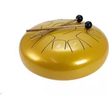 DIMAVERY TD-12 jekleni tongue drum, zlat (26058337)