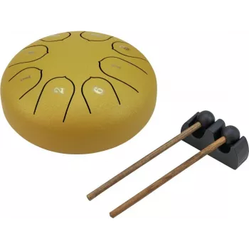 DIMAVERY TD-8 jekleni tongue drum, zlat (26058340)