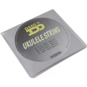 DIMAVERY komplet strun za ukulele, .028-.041, najlon, 4 strune, GCEA-uglasitev 26320084