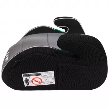 Podsedalna blazina Petex Max 308, siva, ECE R129 i-Size skupina 2/3 125-150 cm 19-36 kg