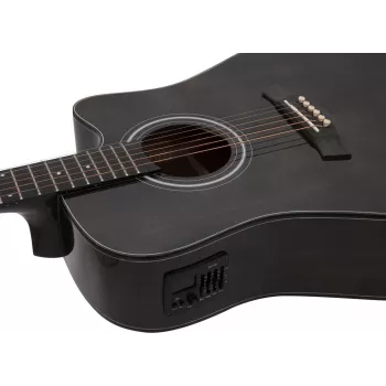 Dimavery STW-90 dreadnought akustična kitara, Vintage Black 26245082
