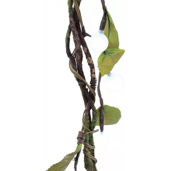 EUROPALMS girlanda iz mahunaste mirte z LED, bela, 180 cm 83330308
