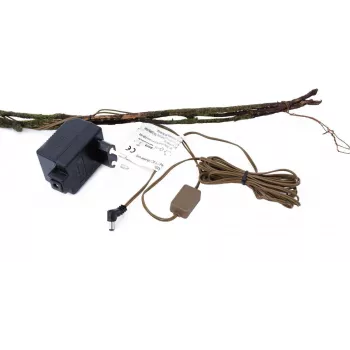 EUROPALMS girlanda iz mahunaste mirte z LED, bela, 180 cm 83330308