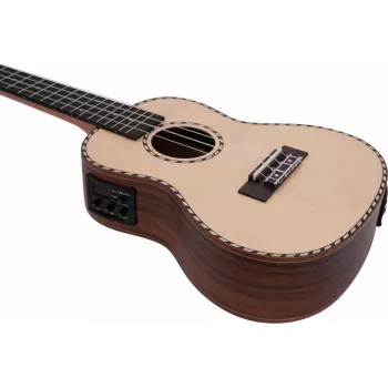 DIMAVERY UK-800 koncertna ukulela, masivna smrekova plošča 26255857