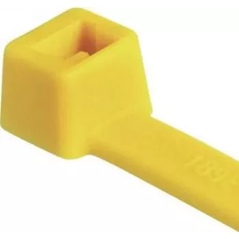 HellermannTyton T30R rumena kabelska vezica 150 x 3,6 mm, PA66, 100 kosov (116-01814)