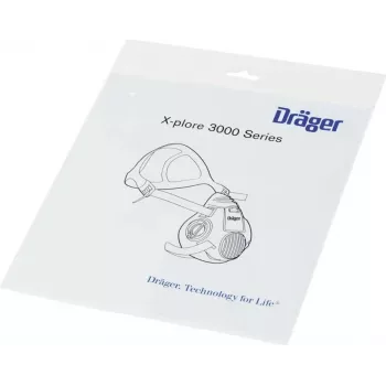 Dräger X-plore 3300 komplet polmaske za zaščito dihal z 2 kombiniranima filtroma A1B1E1K1P3 R57794