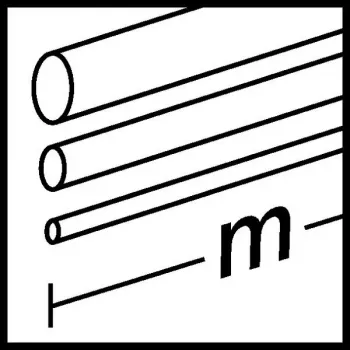 HellermannTyton Helagaine HEGWS pletena cev, 9mm, črna, 25m 339-01909