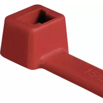 HellermannTyton T80R-N66-RD-C1 standardna kabelska vezica, 210 mm x 4,6 mm, rdeča, 100 kosov 116-08012