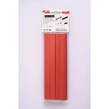 HELLERMANNTYTON set skrčljivih cevi HIS-3, 3:1, 12 mm / 4 mm, rdeč 308-31211