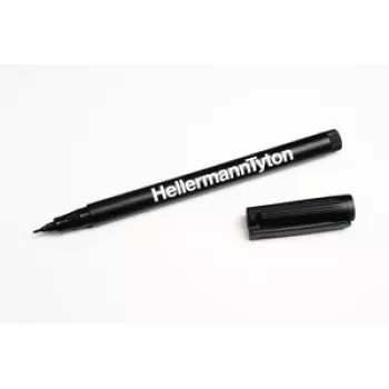 HellermannTyton 500-50820 trajni marker črn okrogla konica 2 kosa