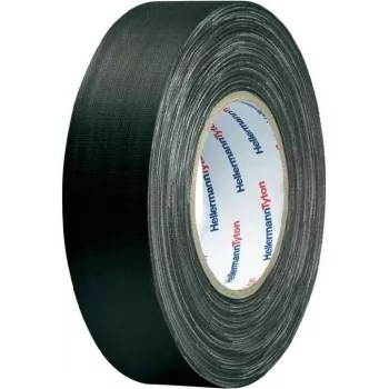 HellermannTyton HelaTape Tex tkani trak 19mm x 10m, črn, bombaž-poliestre 712-00204