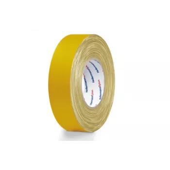 Hellermann Tyton HTAPE-TEX-19x50 rumen tekstilni trak 19 mm x 50 m 712-00502