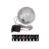 EUROPALMS LED snežna krogla 15cm, roza 83501246