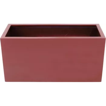 EUROPALMS Leichtsin Cube-50 rdeča visokosijoča okrasna kocka iz polistirena, 50 cm 83011873