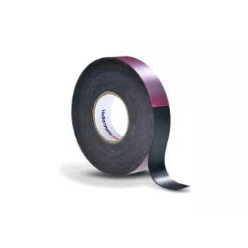 HellermannTyton HTAPE-POWER600-38x6.7-NR-BK (6.7) samozlivni elektroizolacijski trak, 6,7 m x 38 mm, črn 711-10201